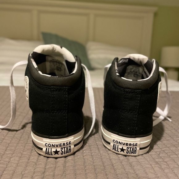 Converse Chuck Taylor All Star High Street High Tops - Black/White - Picture 5 of 7